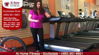 Life Fitness Platinum Club Treadmill SE3HD Console - AtHomeFitness.com Scottsdale Arizona