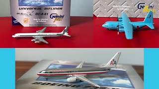 Unboxing Three VINTAGE Gemini Jets Models in 1:400 Scale 