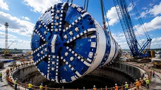 Giant Tunnel Boring Machines: Eight 1,000-Ton Giants Dug Under London. Mega Construction Documentary
