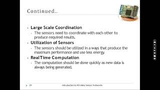 Characteristics and Challenges of Wireless Sensor Network (WSN) Design Net Worth