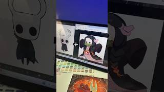 What should I add to my Hollow Knight page next? 👇 #ardrawing #sketchbook #art #hollowknight