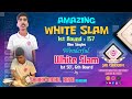 Carrom amazing white slam by shaikh moraza mumbai in the 1st round 157