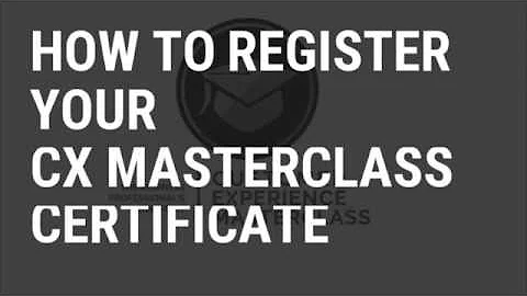 How to register your certificate to LinkedIn - CX masterclass