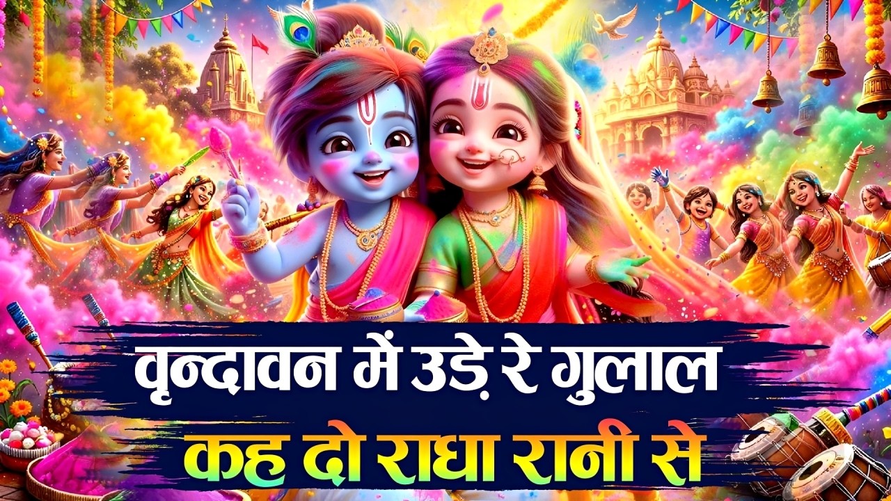 Vrindavan Mein Ude Re Gulal वृन्दावन में उड़े रे गुलाल कह दो राधा रानी से Holi Bhajan -New Holi Song