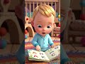 cute baby practicing ABCD #kids #education #aivideo #fun