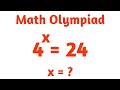 Can You Solve? | A Wonderful Exponential Equation | Math Olympiad