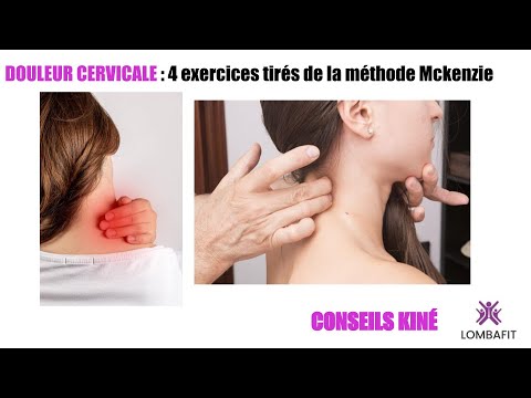 DOULEUR CERVICALE : Faites ces 4 EXERCICES tirés de la MÉTHODE MCKENZIE