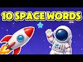 Learn Space Words Kids Vocabulary Interactive English