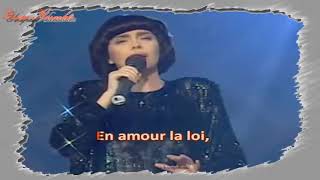 Video thumbnail of "Karaoké - Mireille Mathieu - Bravo tu as gagné"