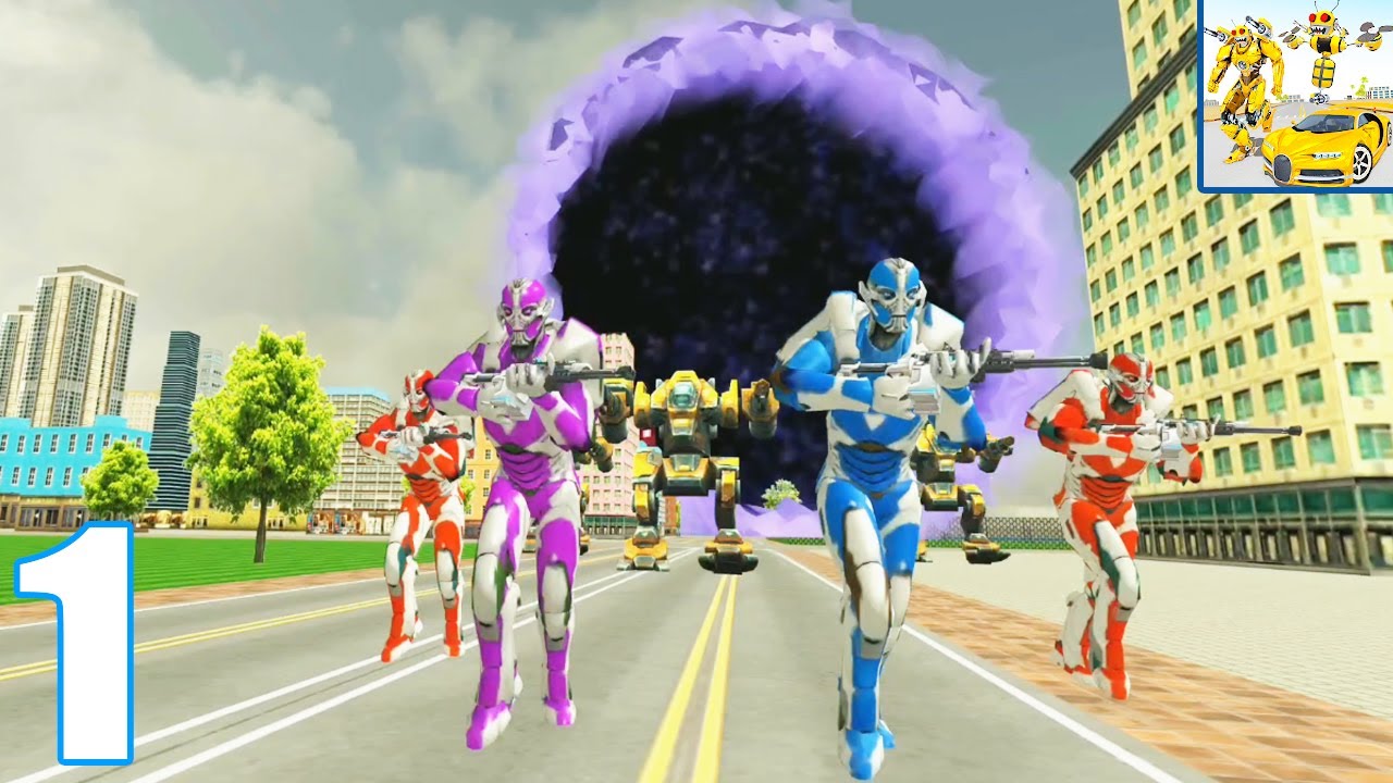 Bee Robot Transform 2020: Robot Car Games | Part 1 | Android