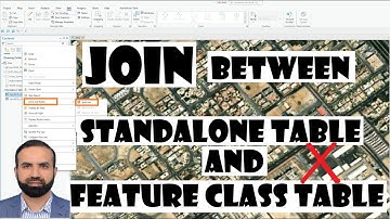 ArcGIS Add Join Standalone Table and Feature Class Table