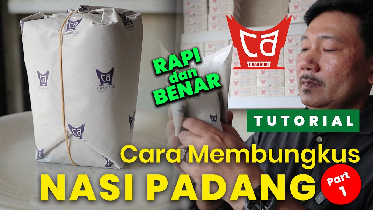 Tutorial Cara Membungkus Nasi Padang (Part 1) - UDA AWAL 