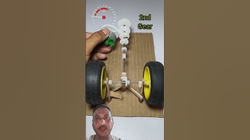 The process of changing car gears #dcmotor #project #tech