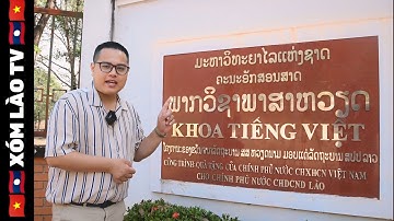 Kiểm tra trình độ Tiếng Việt của sinh viên Lào đang học tại KHOA TIẾNG VIỆT - ĐHQG Lào |XÓM LÀO TV|