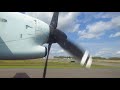 Air Canada Express (Jazz) Dash-8-300 Startup and Takeoff from Sudbury (July 2021)