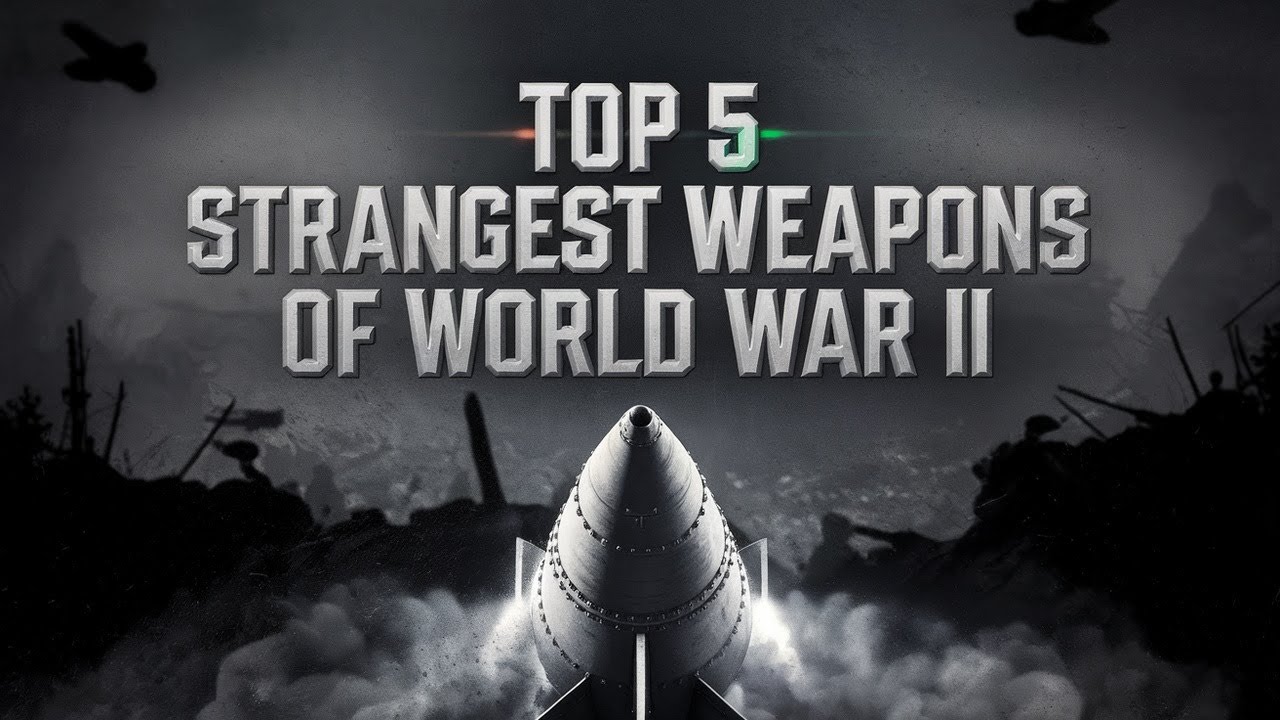 top 5 strangest weapons of world war ii - YouTube