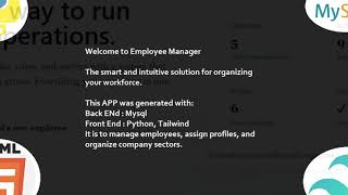 APP with Python & Tailwindcss