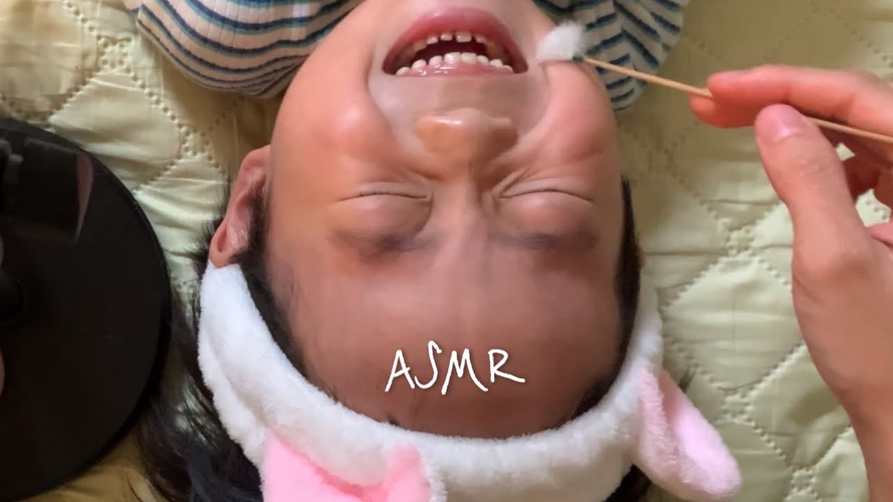 ASMR 브이로그 ㅣ 6쨜 아들 스킨케어 에스테틱 브이로그 (간지럼주의)