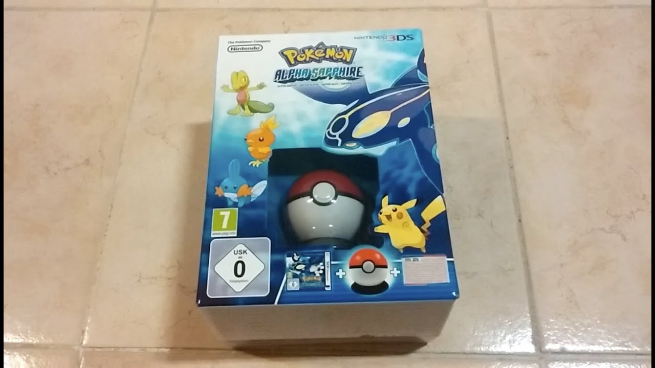 Unboxing Pokémon Zaffiro Alpha Starter Box Limited Edition [ITA