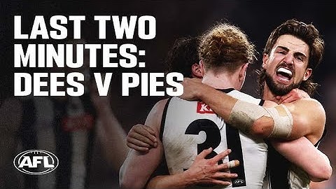 Last Two Minutes: Melbourne v Collingwood | Round 21, 2022 | AFL