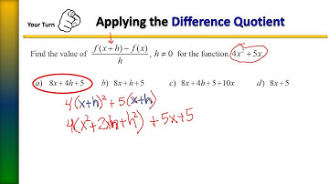 Difference Quotient with 3 EXAMPLES!