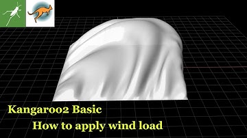 【Grasshopper Tutorial】 How to apply wind load using kangaroo2