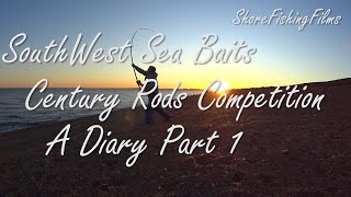 Chesil Beach Fishing in the South-west Sea Baits Century Rods Comp