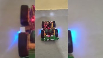 Smart  ESP32 Obstacle Avoiding & Line Following Robot | Robotics | Science Fair