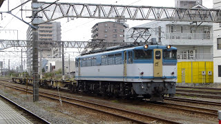9664レ【コキ110返却回送】EF65 2127号機 沼津駅発車