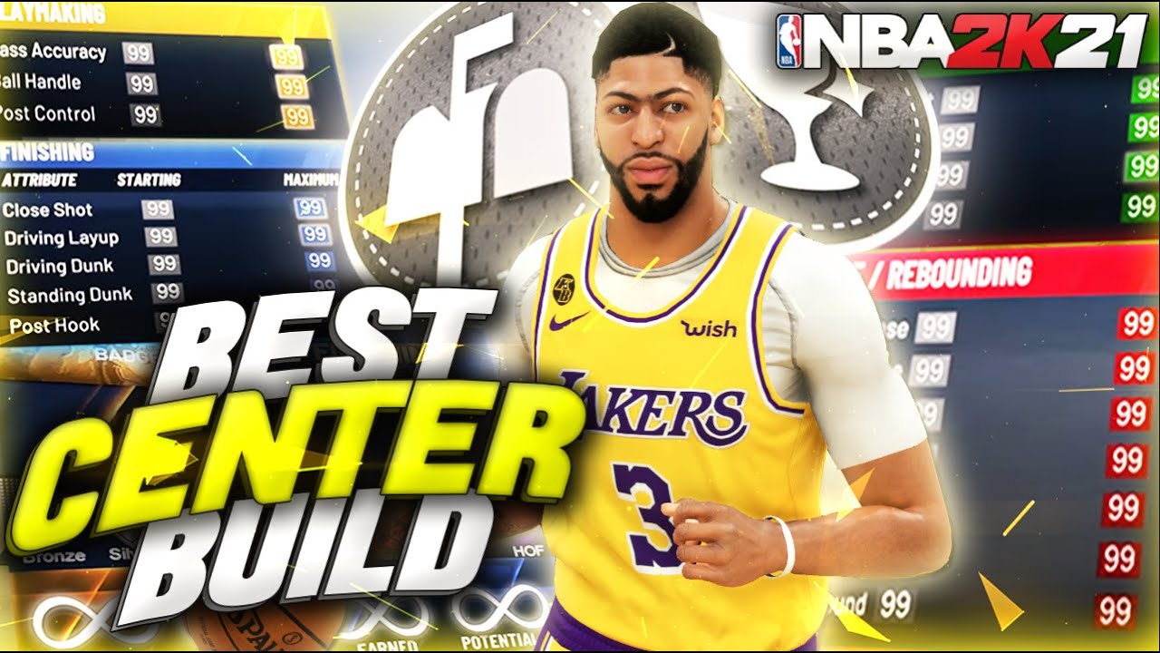 I MADE THE MOST OVERPOWERED CENTER BUILD IN 2K21 HOW TO MAKE THE BEST