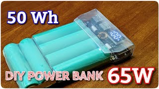 видео: Делаем power bank мощностью 65 watt на шести элементах 18650 картинка: Делаем power bank мощностью 65 watt на шести элементах 18650