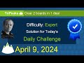 Microsoft solitaire collection tripeaks  expert  april 9 2024