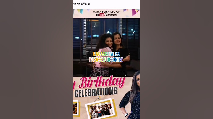 mahishivan birthday celebrations //nagasri talks //please subscribe my channel support