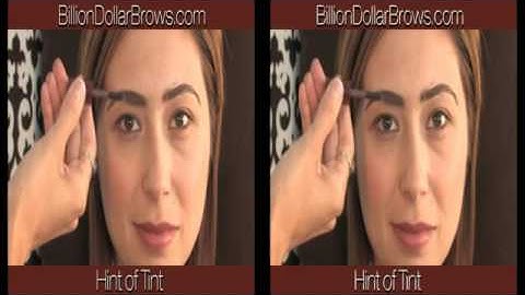 How-To use Eyebrow Hint of Tint Tutorial by billion dollar brows
