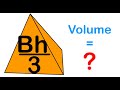 Volume of a Pyramid, Deriving the Formula