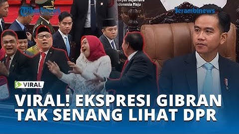 Viral! Ekspresi Wapres Gibran Saat Lihat Anggota DPR Joget Usai Sidang Tahunan