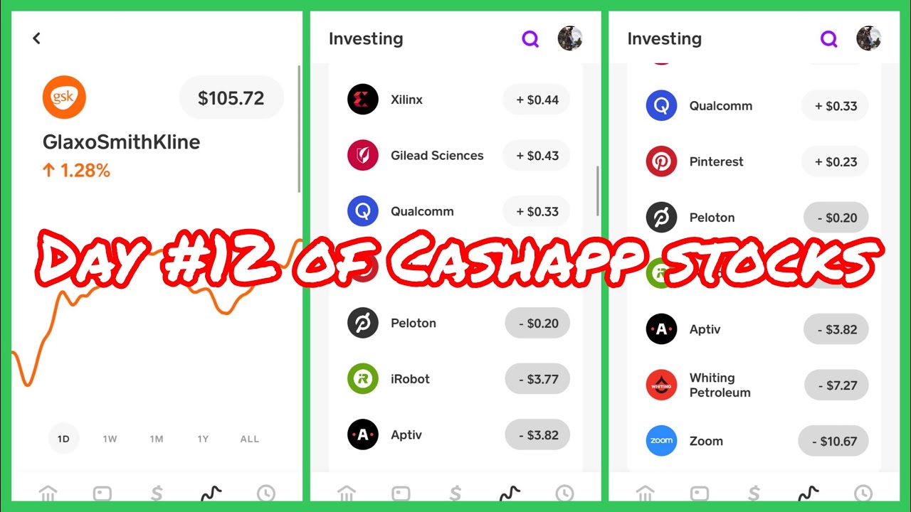 12th day of INVESTING IN CASH APP STOCKS - YouTube