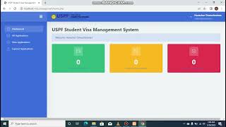 USPF Visa Management System - Demo Presentation screenshot 3