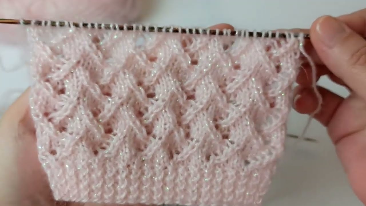 Ajurlu Zigzaglar Örgü Modeli | Yelek Modeli