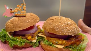 Tasty Homemade Aloo tikki Burger | Crispy Veg Burger Recipe #homemade #youtube #burger #viral