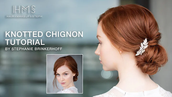 Knotted Chignon Tutorial by Stephanie Brinkerhoff ...