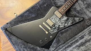 Gibson Explorer 2004 '76 Reissue Ebony - Hot Rodded w/ EMG JH
