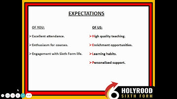 Sixth Form Virtual Open Evening Presentation