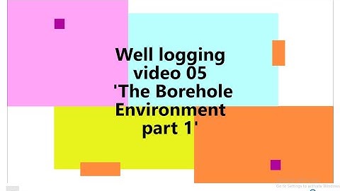 Well logging video 05 