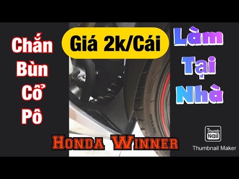 Video Tự làm chắn bùn winner X chắn bùn cổ pô - youtube