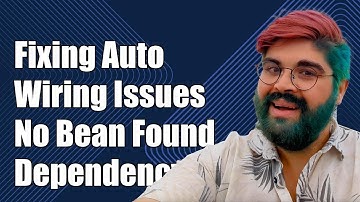 Fixing Autowiring Issues: No Qualifying Bean Found for Dependency