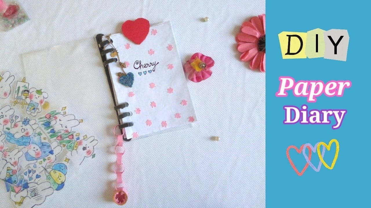 DIY Paper Diary / DIY Kawaii wallet Diary / How to make unicorn diary ...