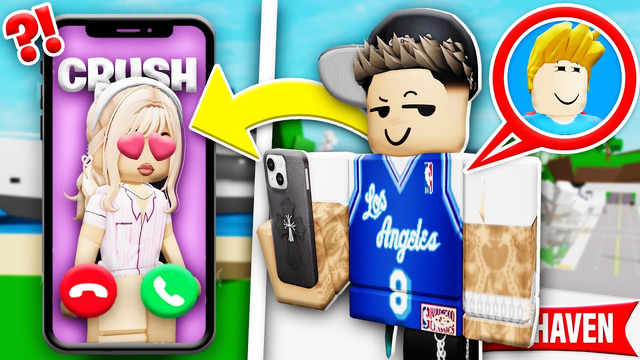 Brookhaven, ABER ich RUFE MÄDCHEN als CRUSH AN! (Roblox)