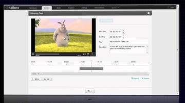 Kaltura Video Editing Tools: Trimming & Clipping