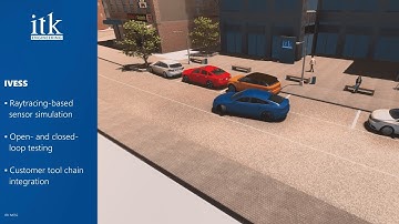 Individual Virtual Environment & Sensor Simulation: Automated Driving Showcase